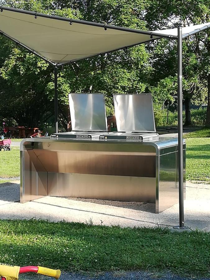 Schlaffaesser Am Schmetterlingspark Uslar Bagian luar foto